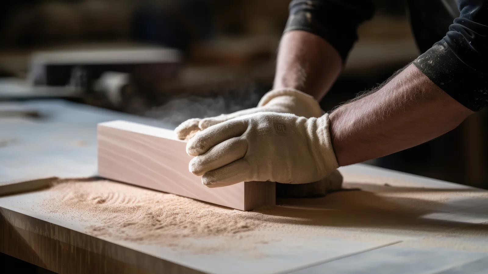 a close-up of hands on a table