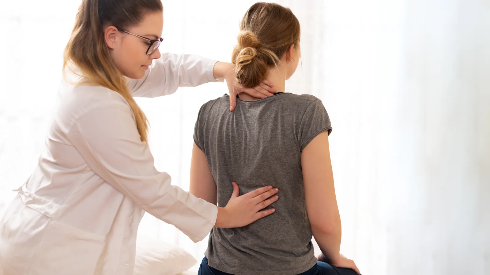 a person in a medical coat