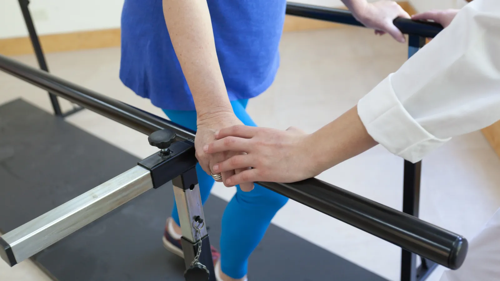 a person holding a device