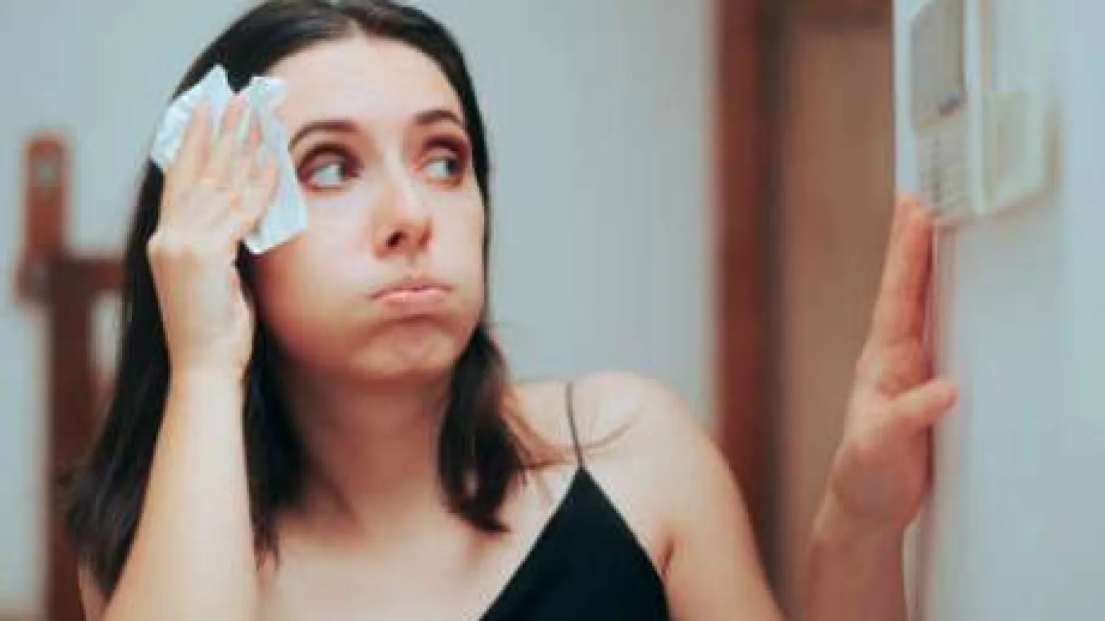 Guardian Home Experts technician checking indoor humidity levels in a Kennesaw home to prevent dampness