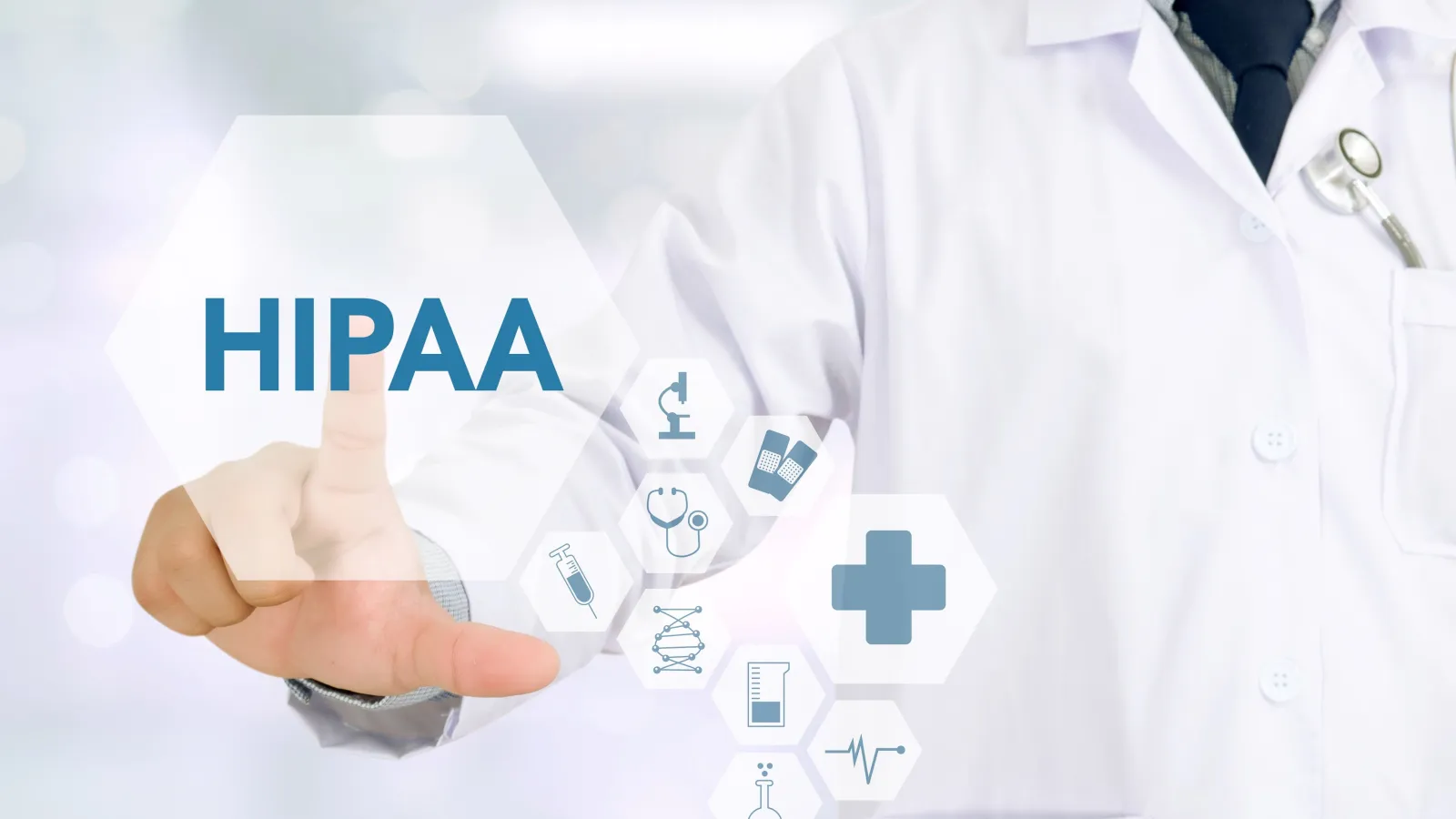Icon representing HCPs comprehensive HIPAA compliance programs, ensuring patient data security and adherence to federal regulations.