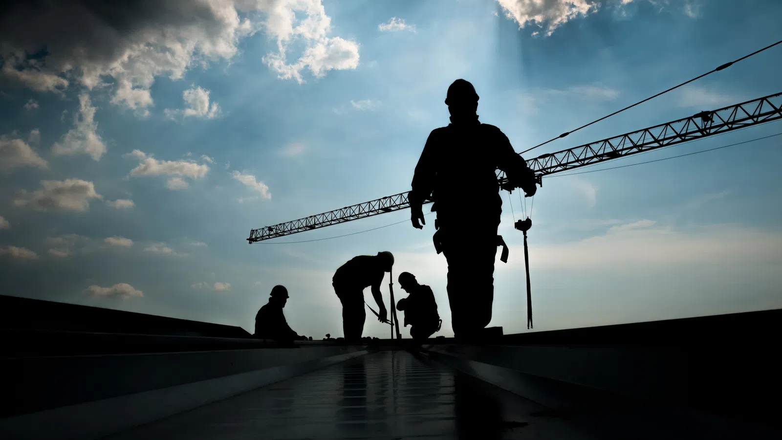 a man on roof