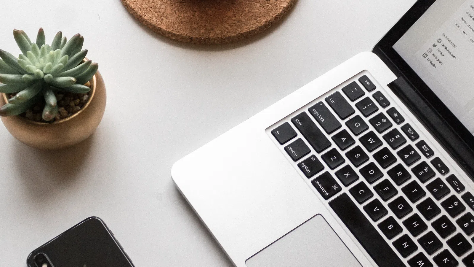 a laptop and a cell phone