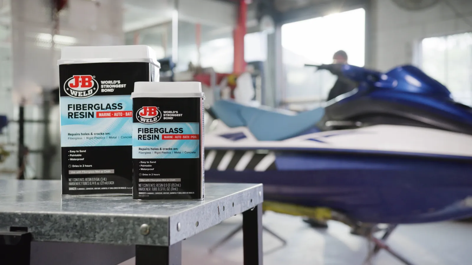 Tutorial: J-B Weld Fiberglass Resin