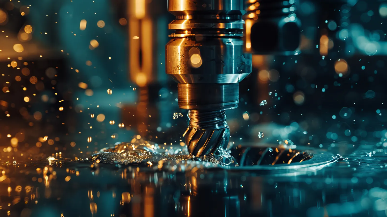 a close-up of a water droplet