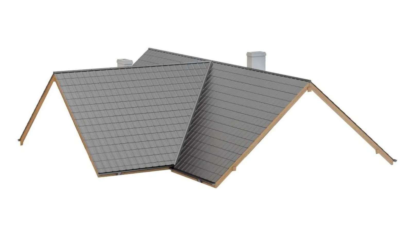 a metal roof