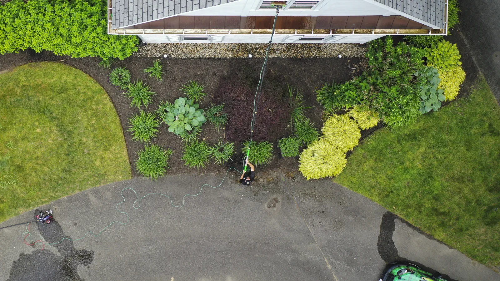 a person on a swing