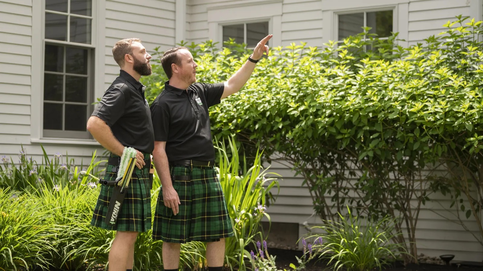 two men in kilts