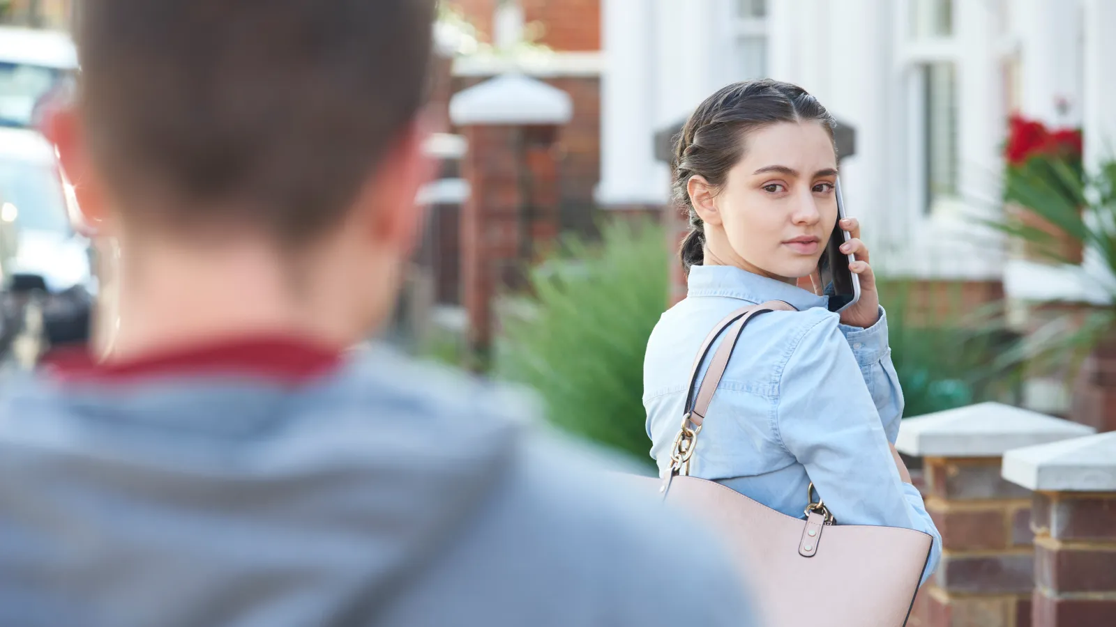 Victim being stalked and harassed.