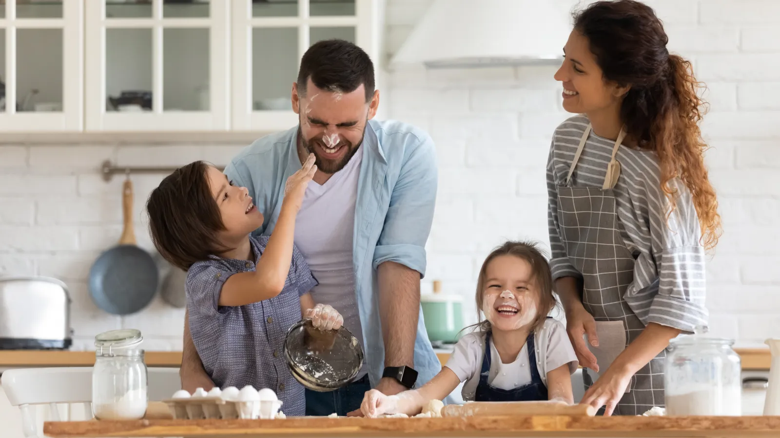 A family with a parenting time deviation.