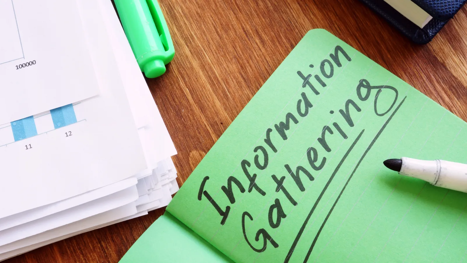 Gathering information early in you divorce to save money.