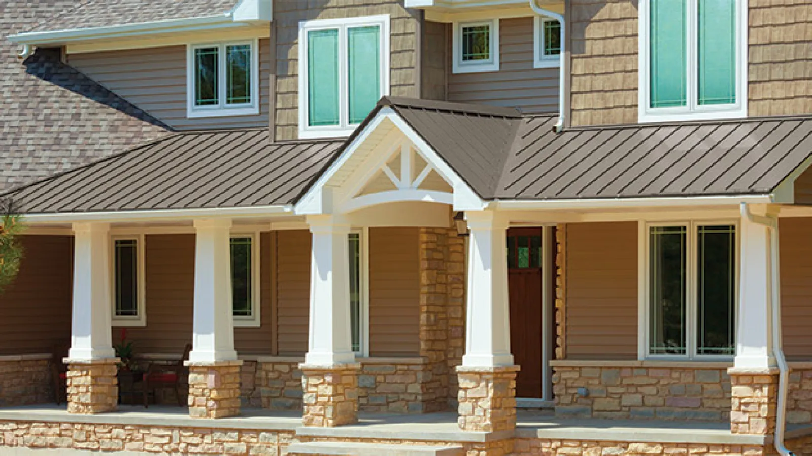 a house with a porch in Marietta, GA