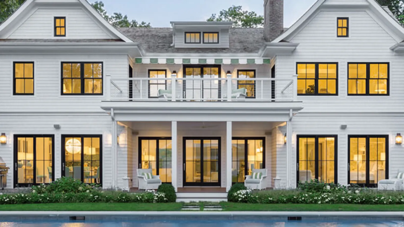 A large house with Marvin Windows and doors in Marietta, GA