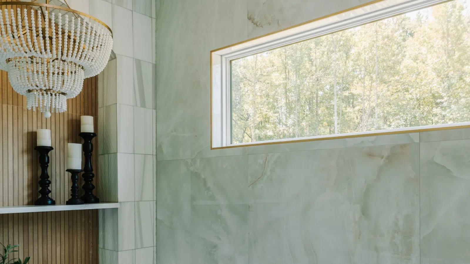 a bathtub and a bathtub in a bathroom