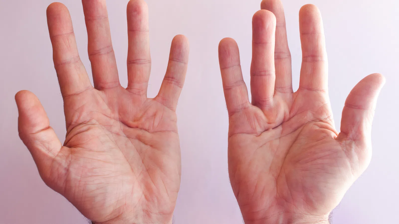 a close-up of hands