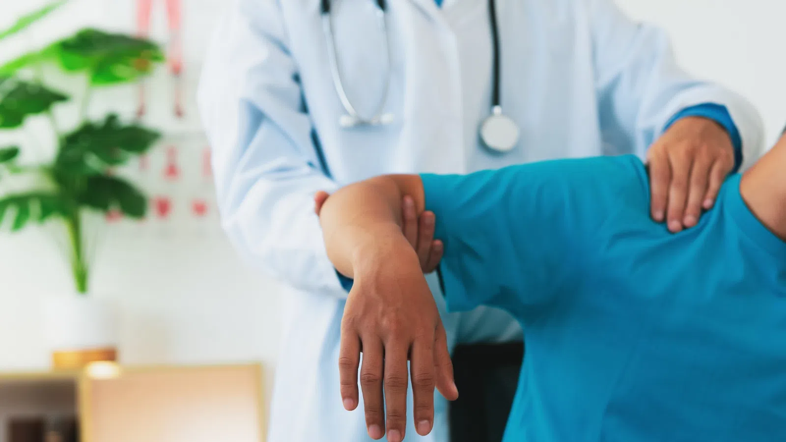 a doctor and a patient
