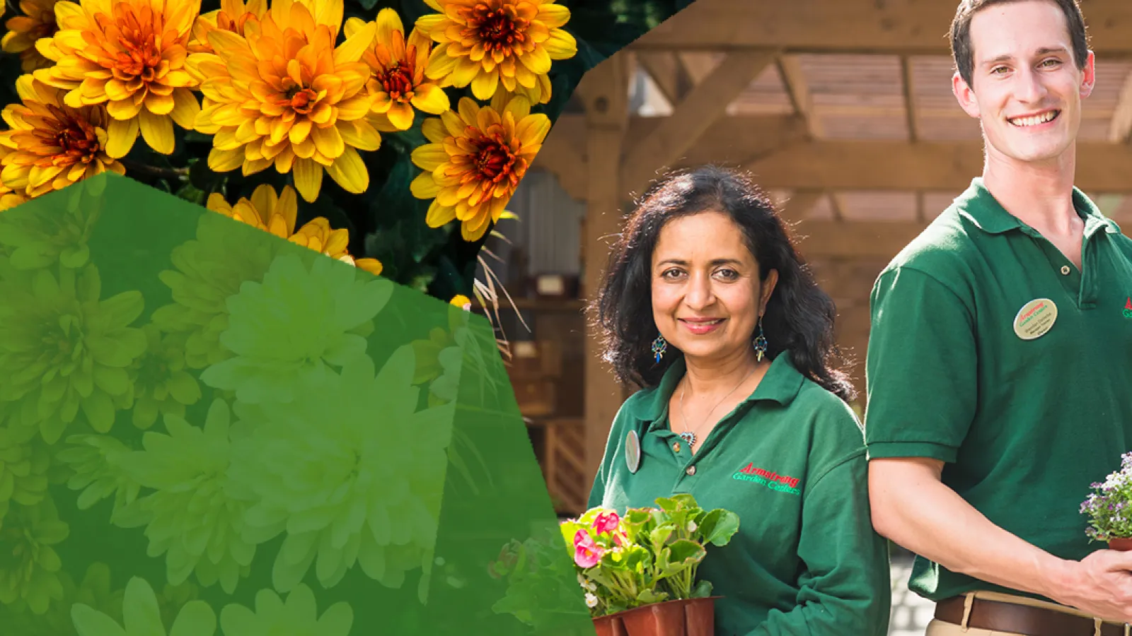 a person holding a flower