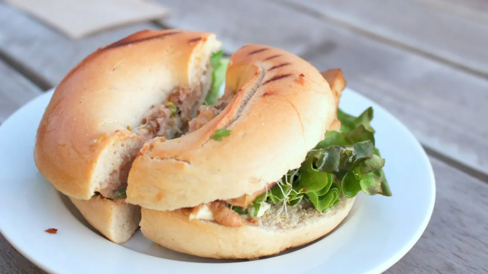 a sandwich on a plate