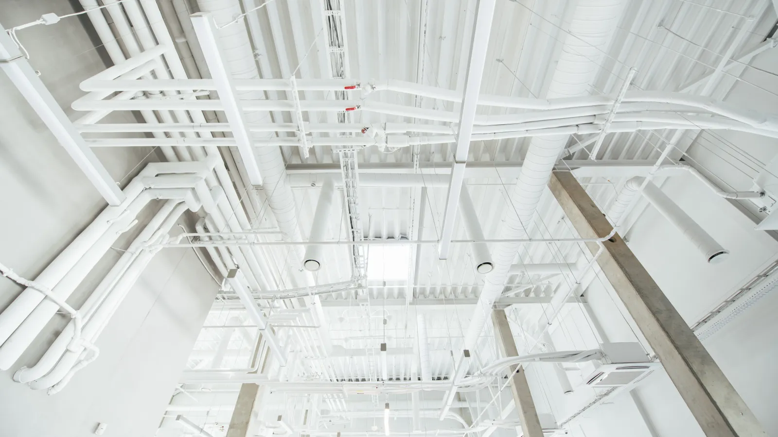 a white room with white walls