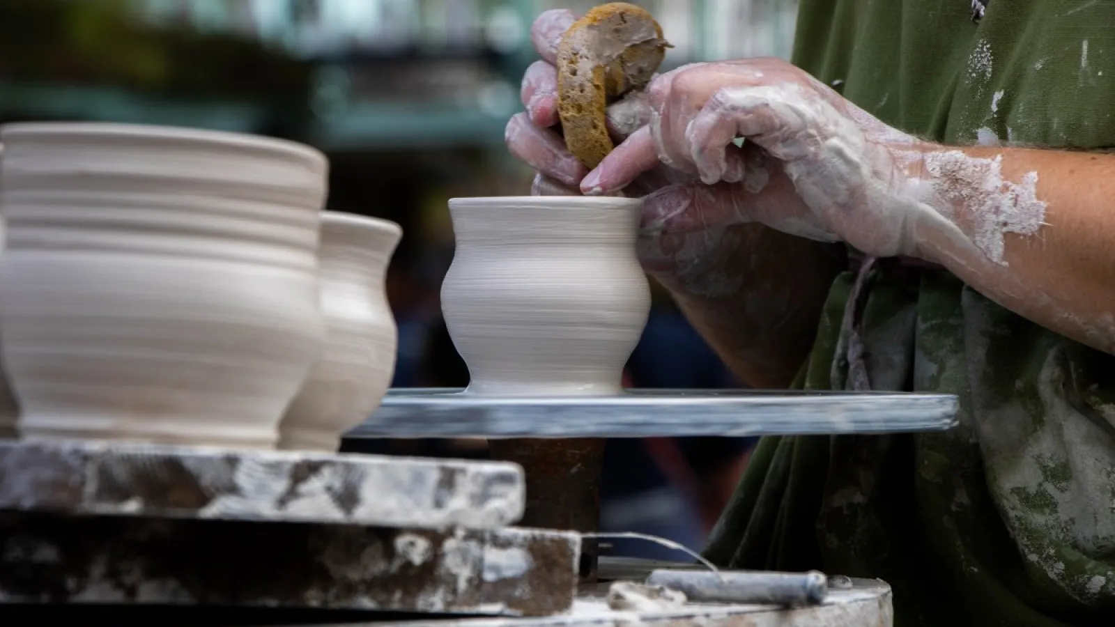 “Renaissance employee making pottery on school days” by Daphney Hernandez, Navasota HS, Feature Photo, 2nd Place