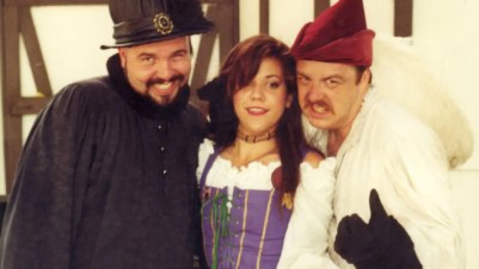 a group of people wearing costumes