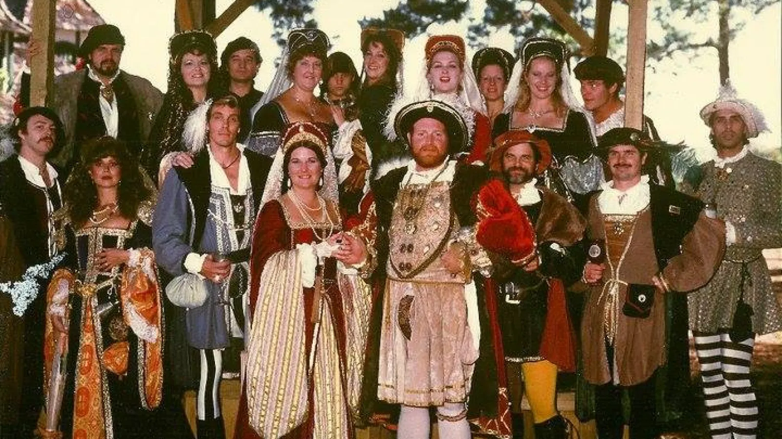 a group of people posing for a photo