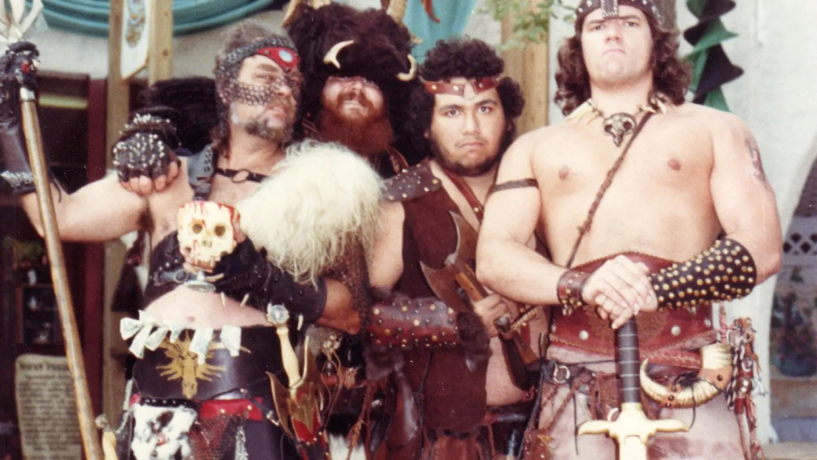 a group of people posing for the camera