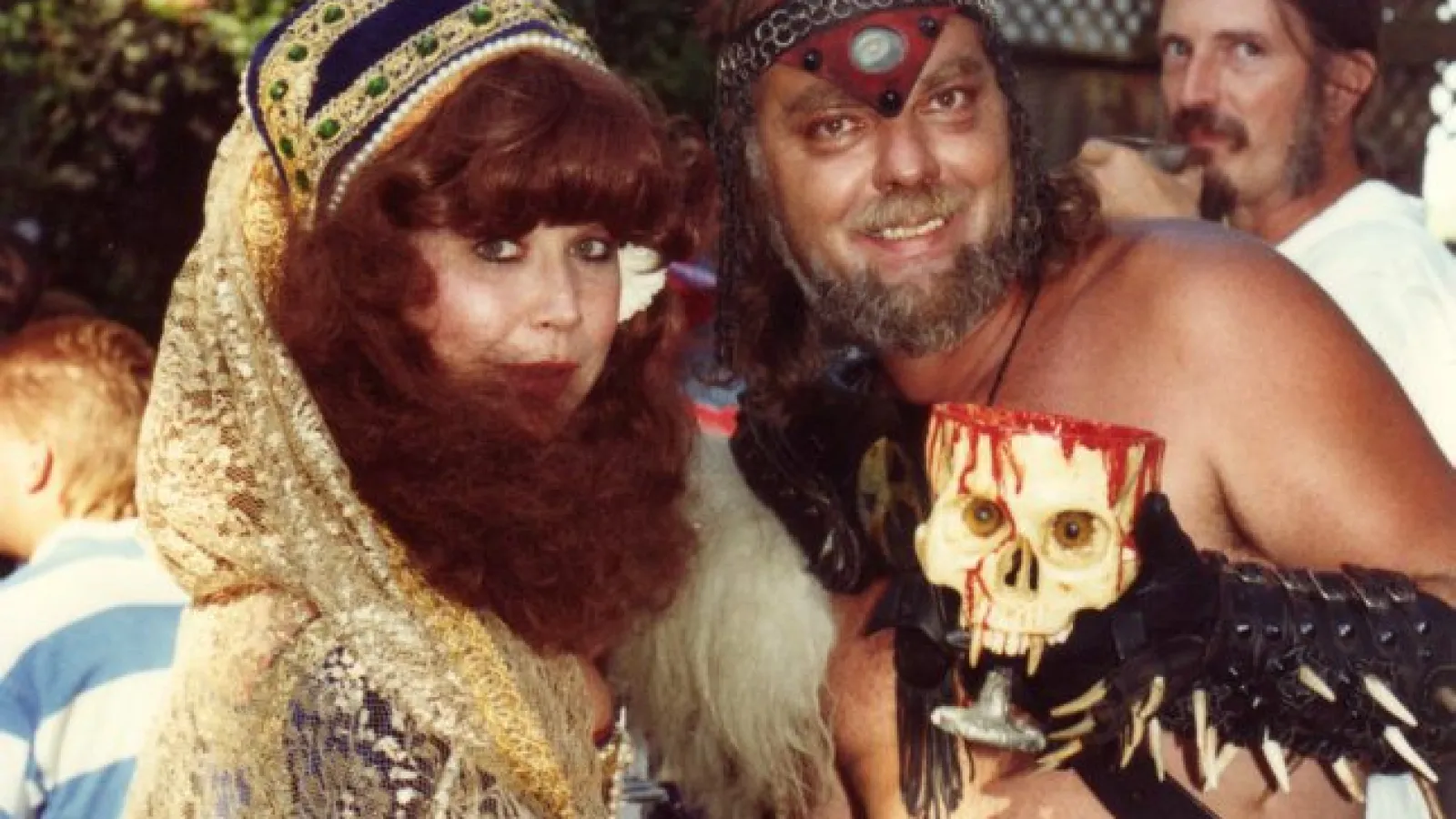 a group of people wearing costumes
