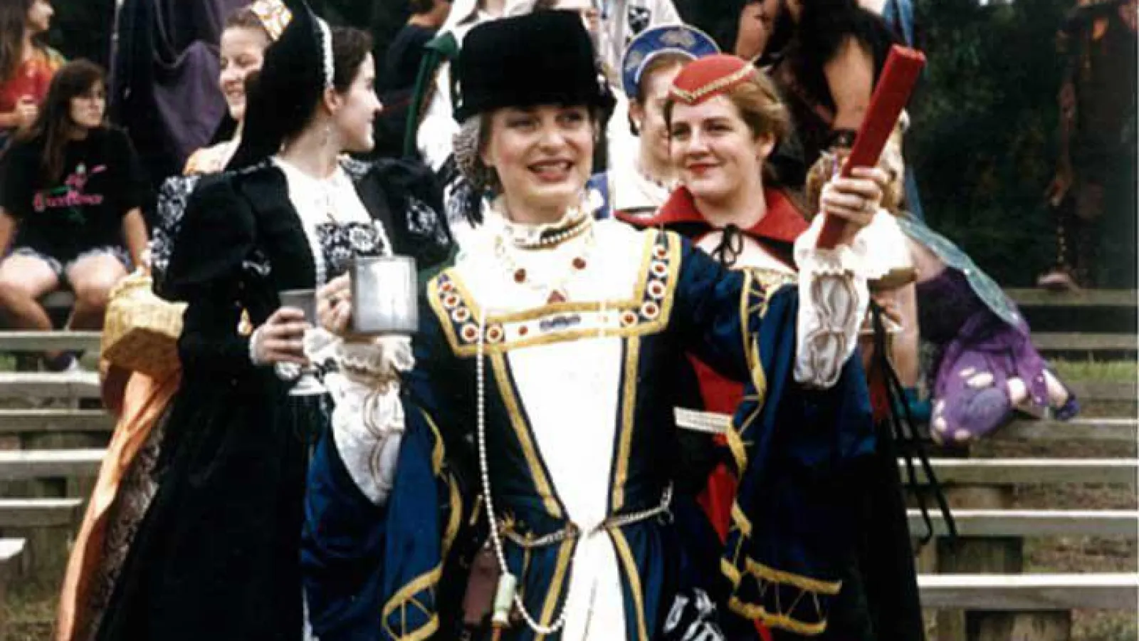 a group of people posing for the camera