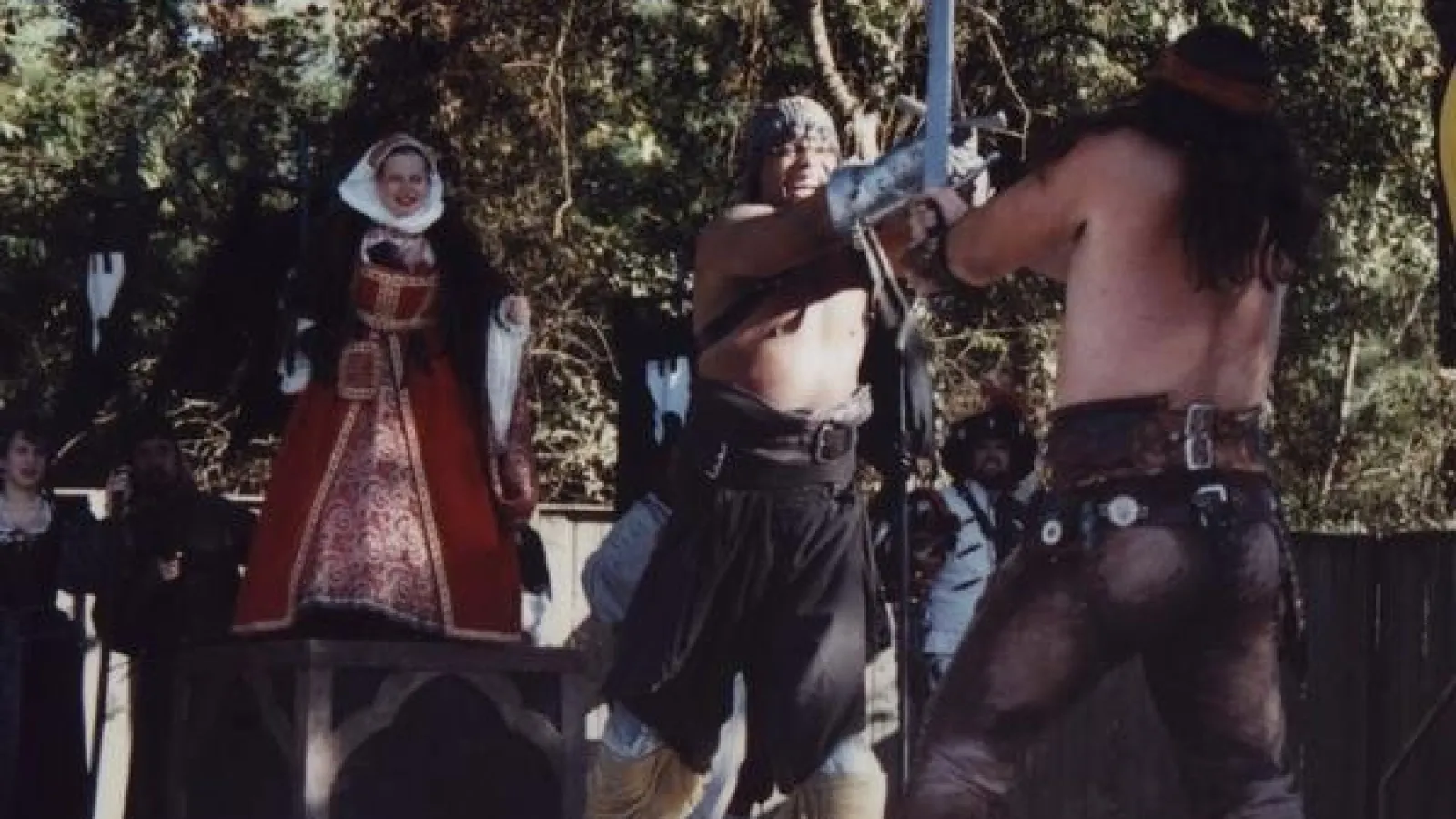 a group of people wearing costumes