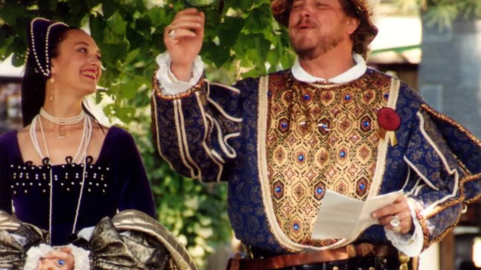 a group of people wearing costumes