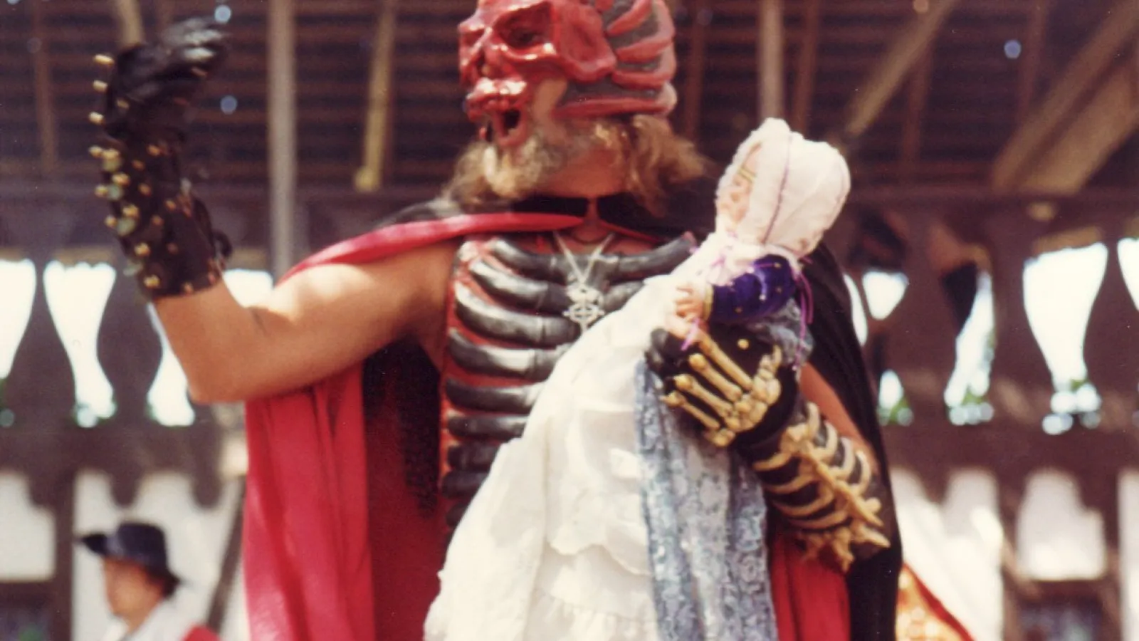 a woman wearing a costume