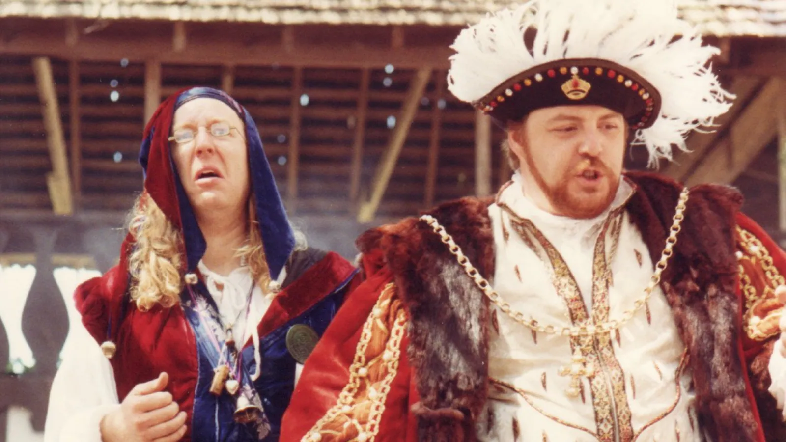 a group of people wearing costumes