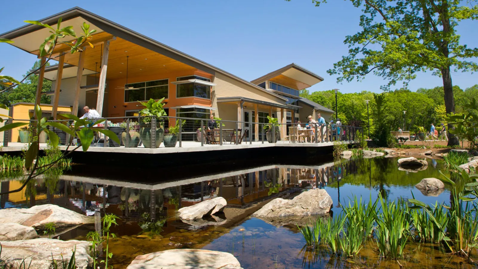 building over water