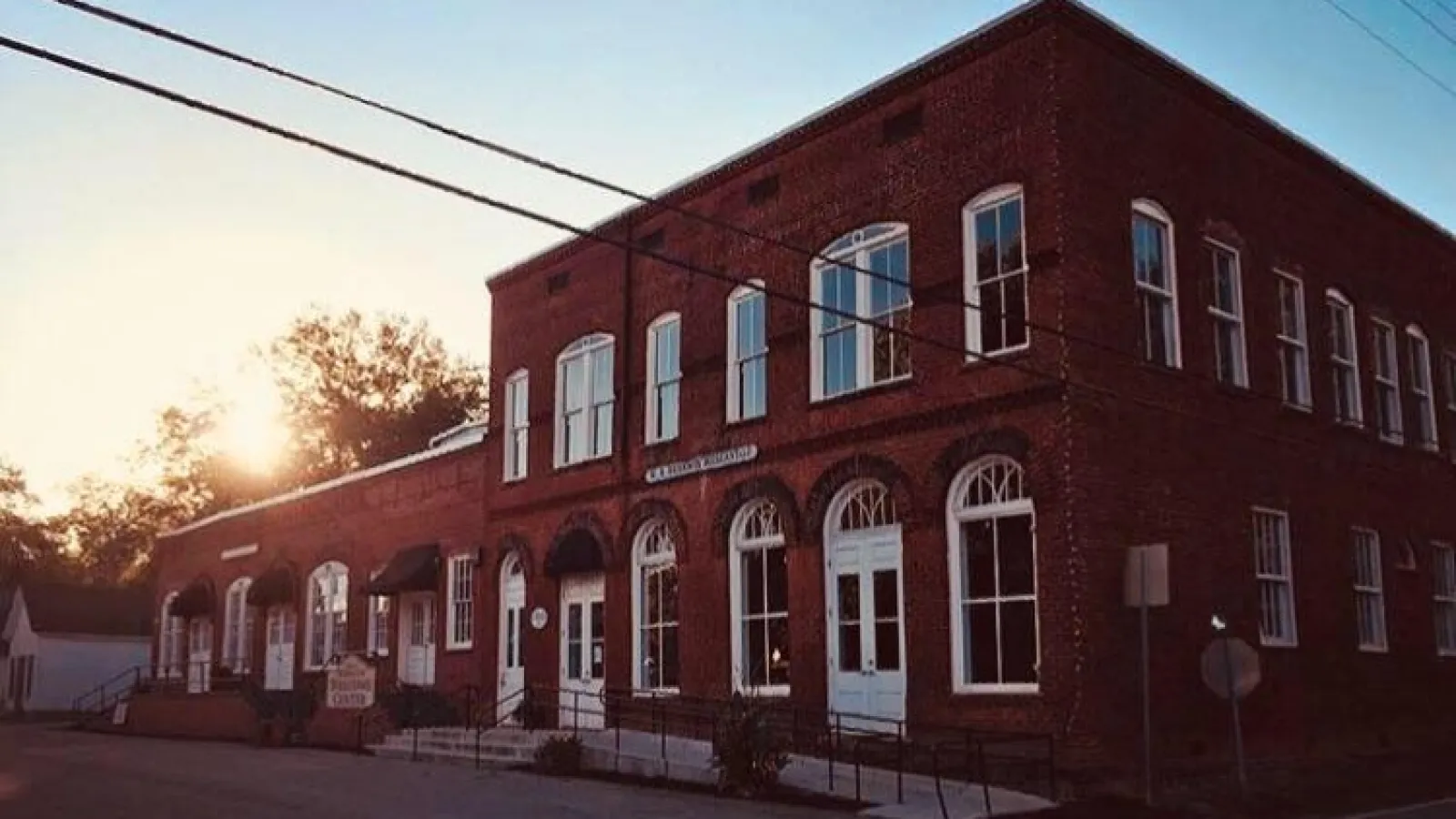 Brick building