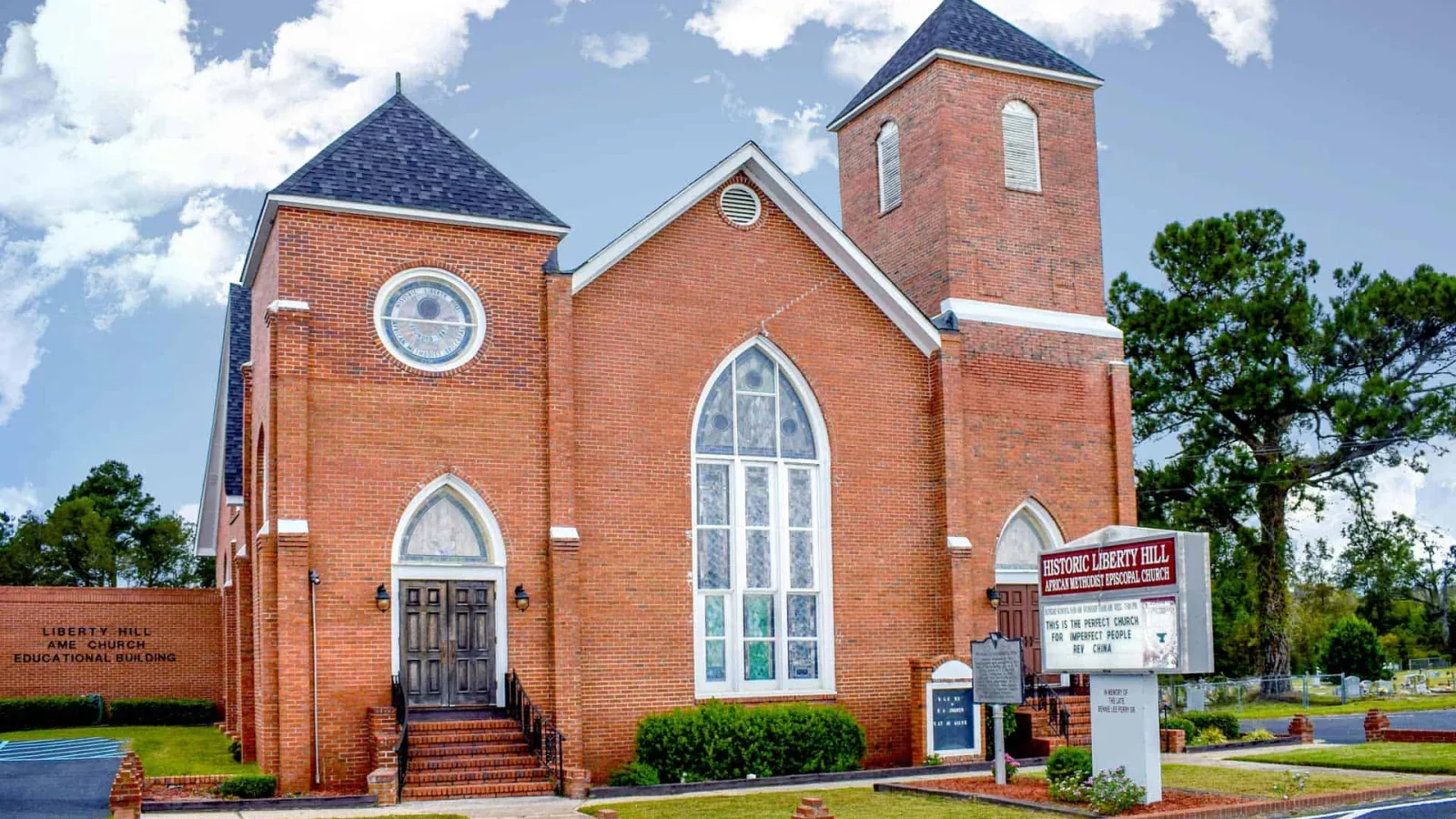 Brick building church