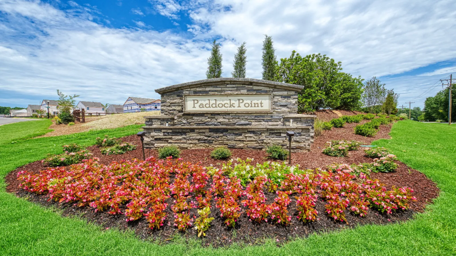 sign with pretty landscape