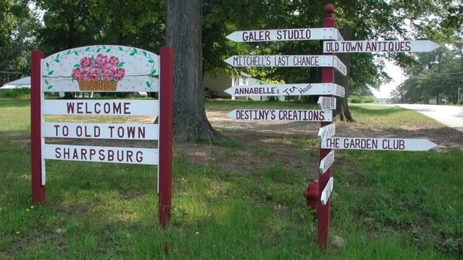 welcome to Old Sharpsburg sign
