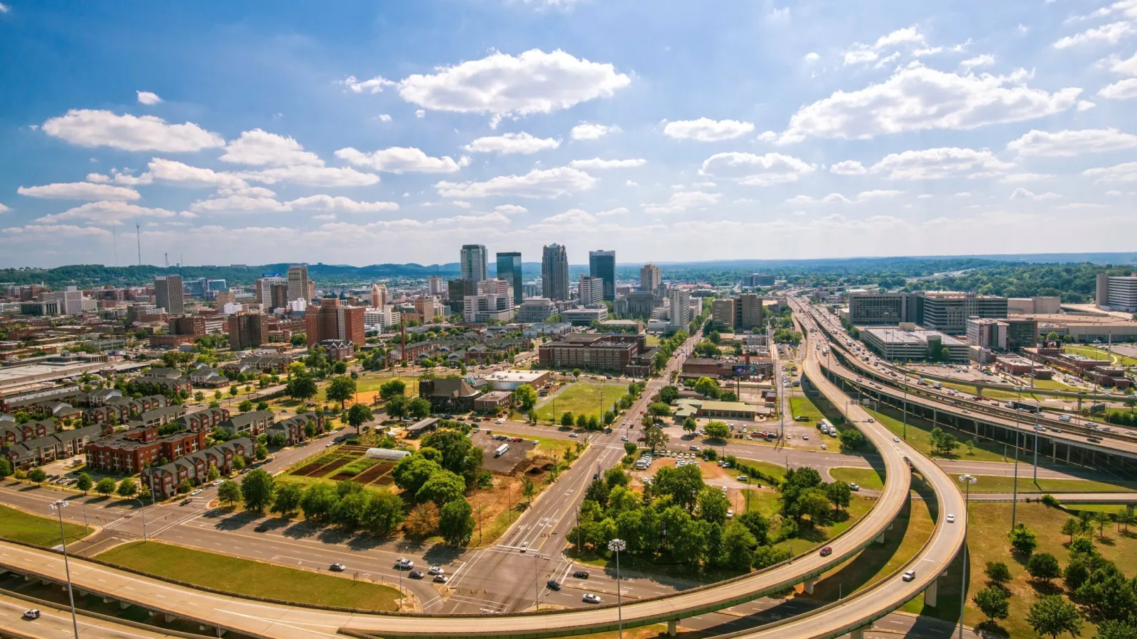 Aerial view of Irondale, Alabama