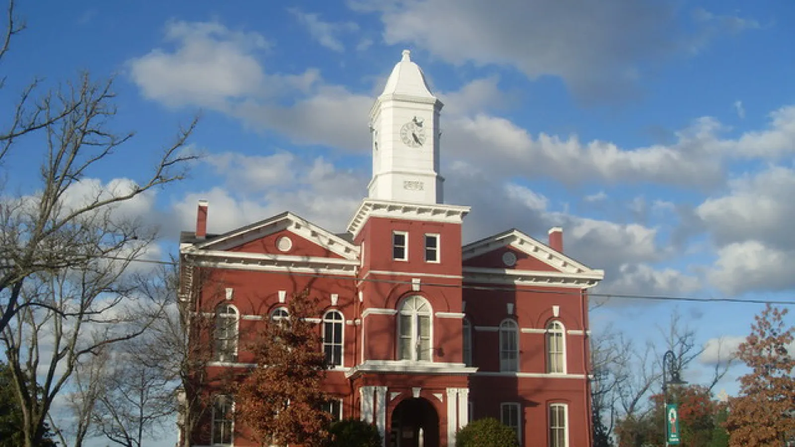 Brick building