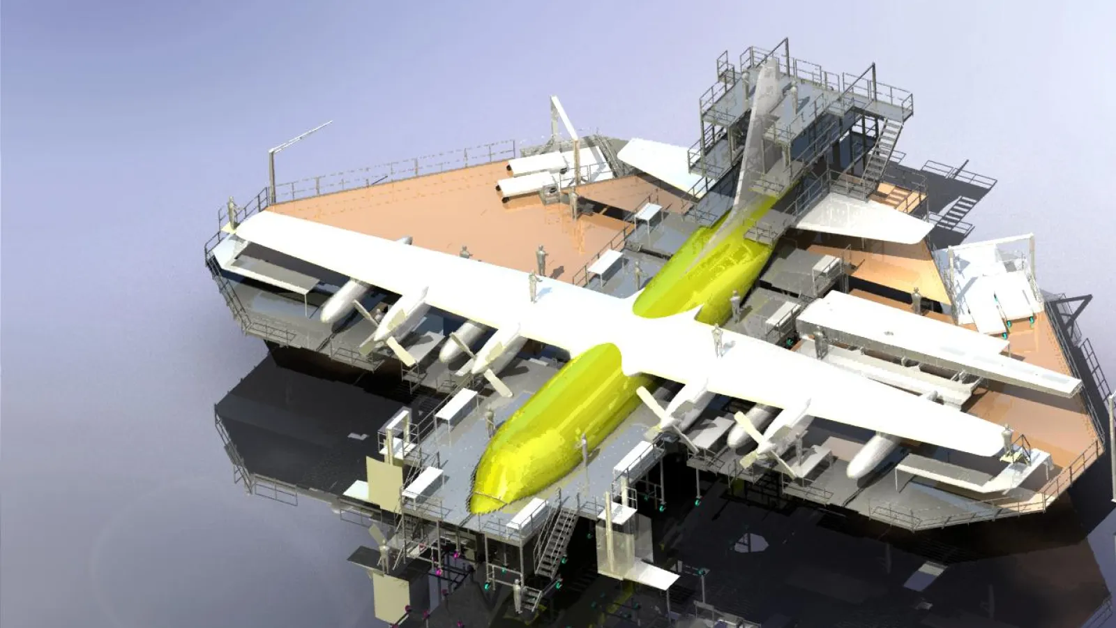 a large white ship