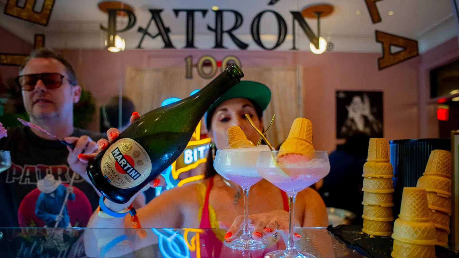 Patron Tequila was displayed at the Virgin Hotel, New Orleans during the Tales of the Cocktail on Tuesday, July 22, 2026. #patron #patrontequila #totc2026