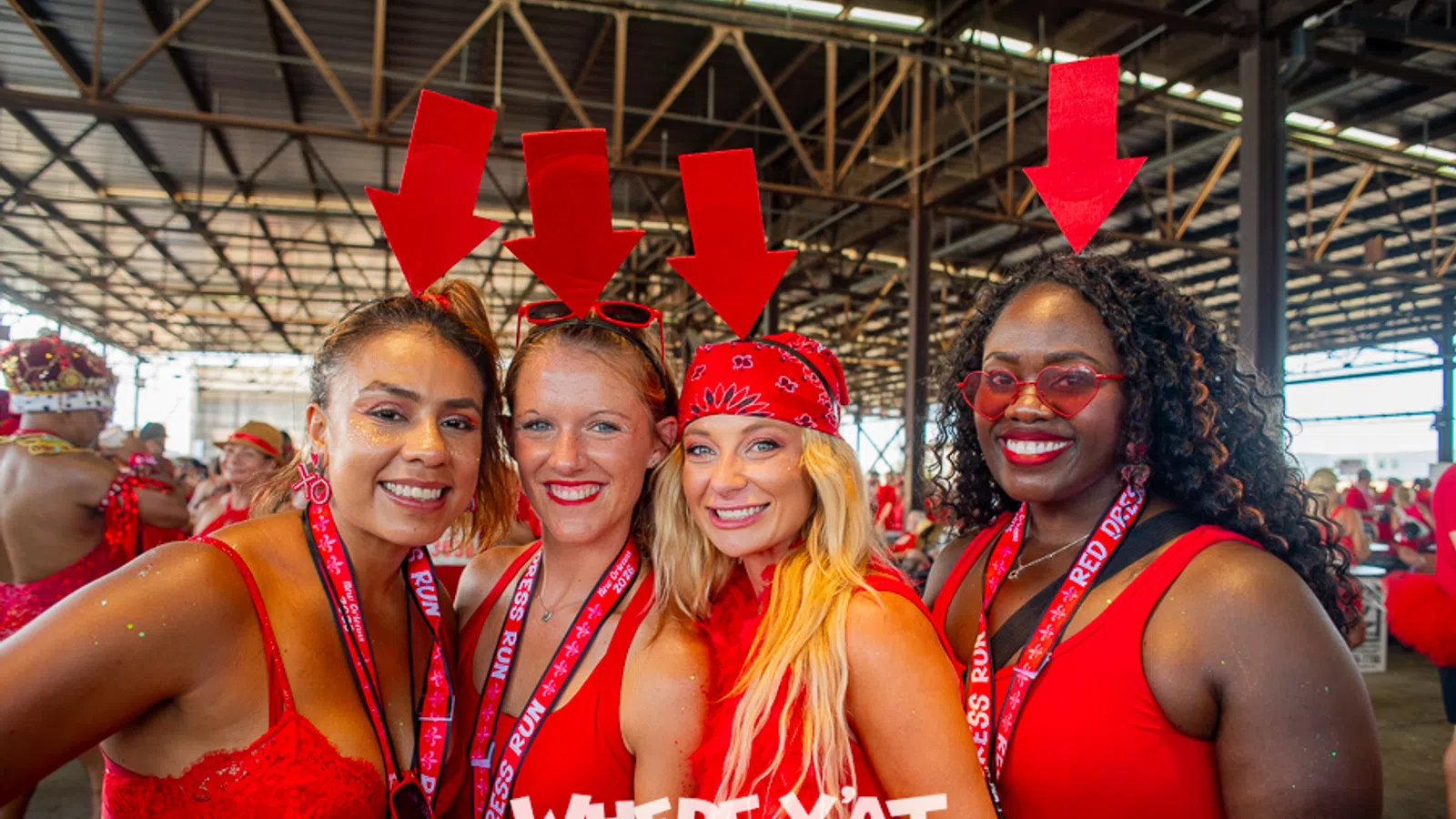 New Orleans Hash House Harriers brings the The 32nd Annual of The Red Dress Run (NOH3) at Crescent City Park with food, music and beer supporting local charities causes through the New Orleans Region on Saturday, August 8, 2026. #reddressrun2026 #noh3 #reddressrun #noh3reddressrun