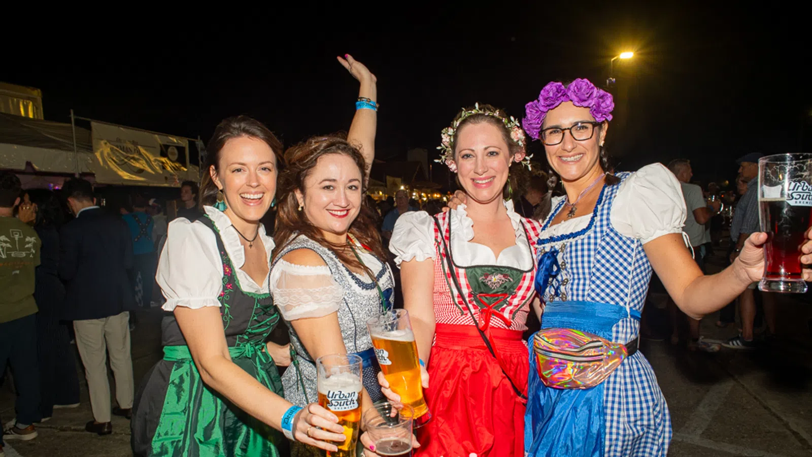 Deutsches Haus presents Steinhoisting, food, music and a lotta beer at Oktoberfest this weekend and next weekend during the festivals of New Orleans. #deutscheshous #oktoberfest2026
