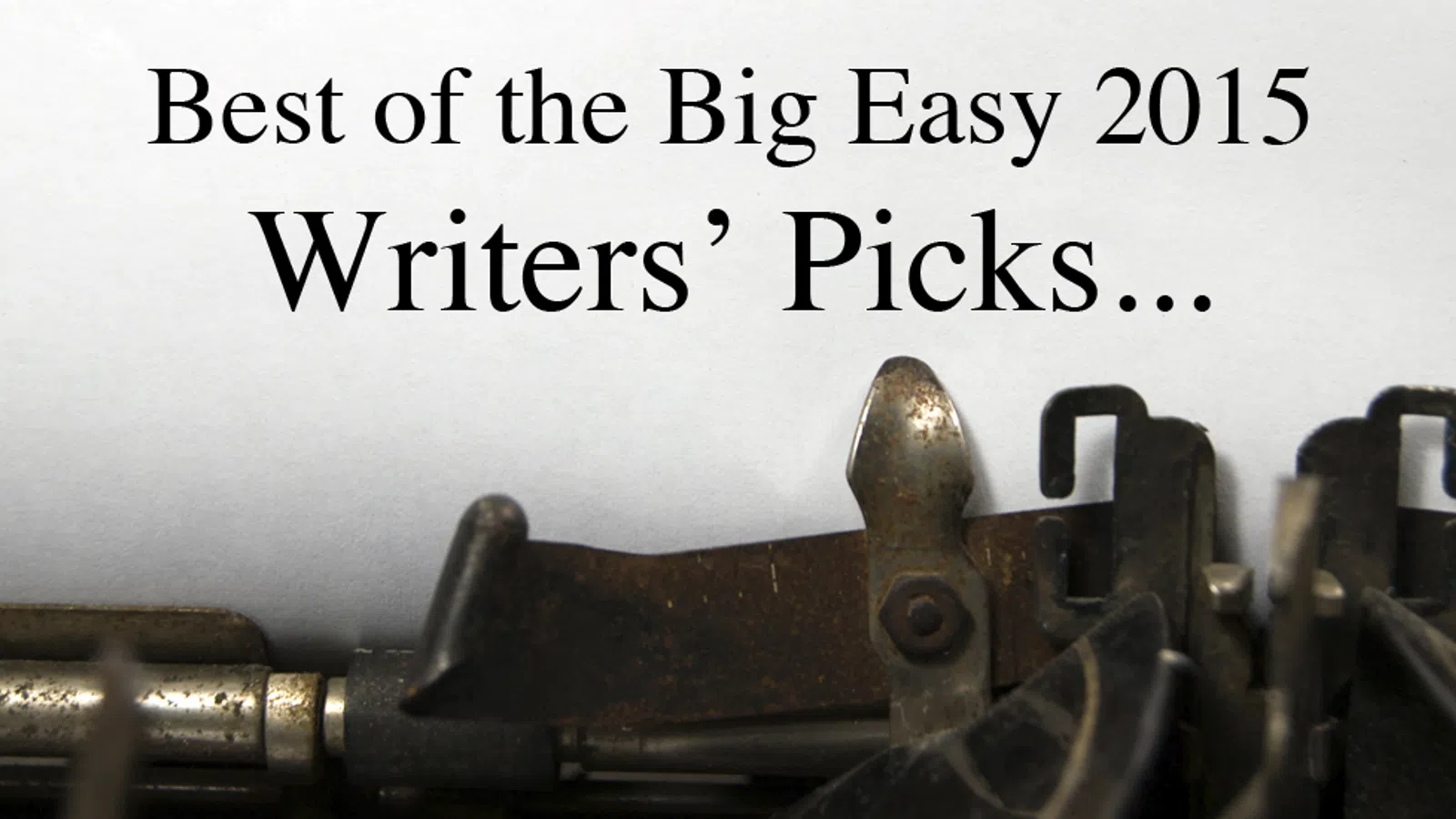 2015 Writer's Picks