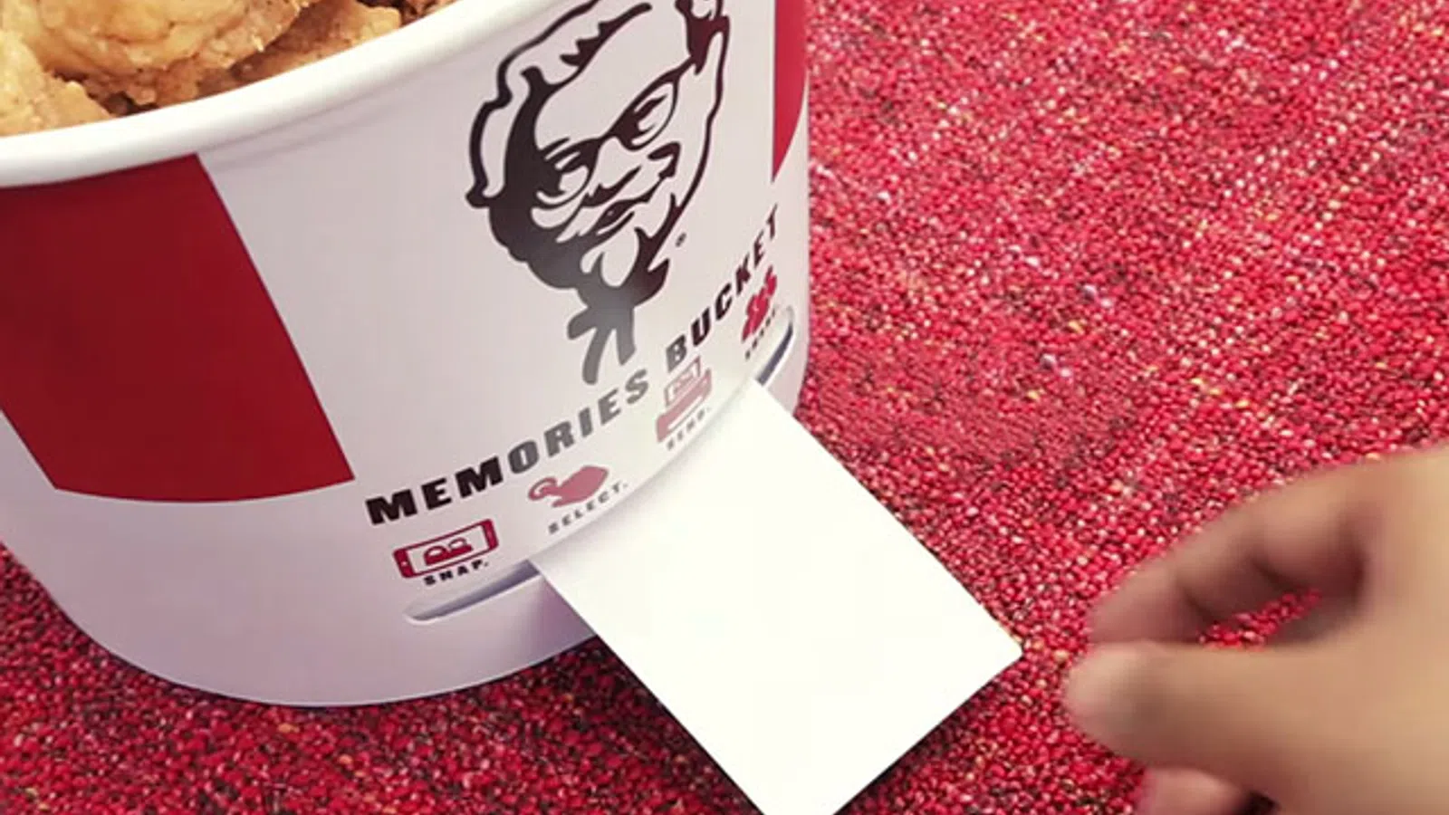 KFC's memories bucket