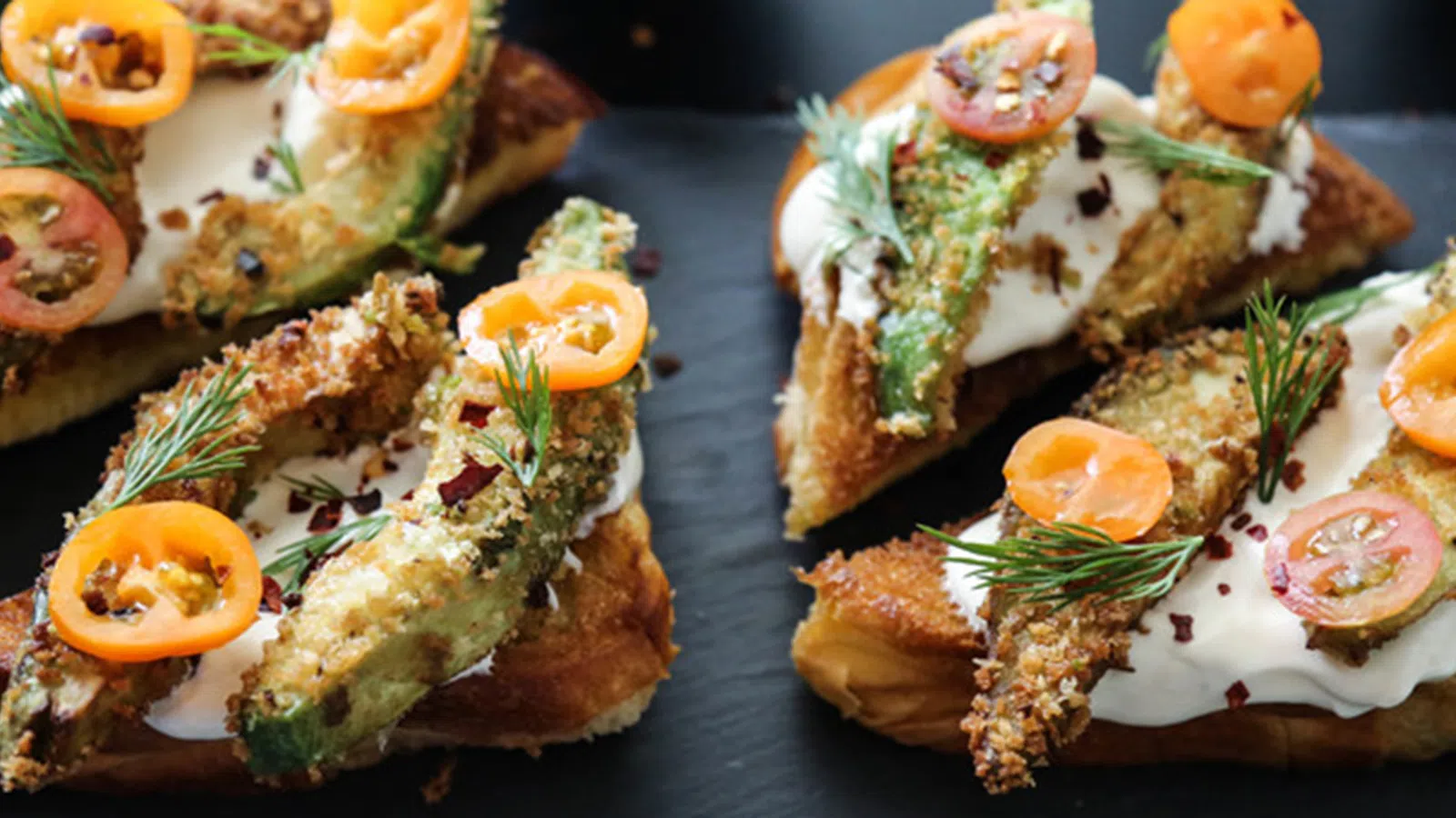 Fried Avocado Toast