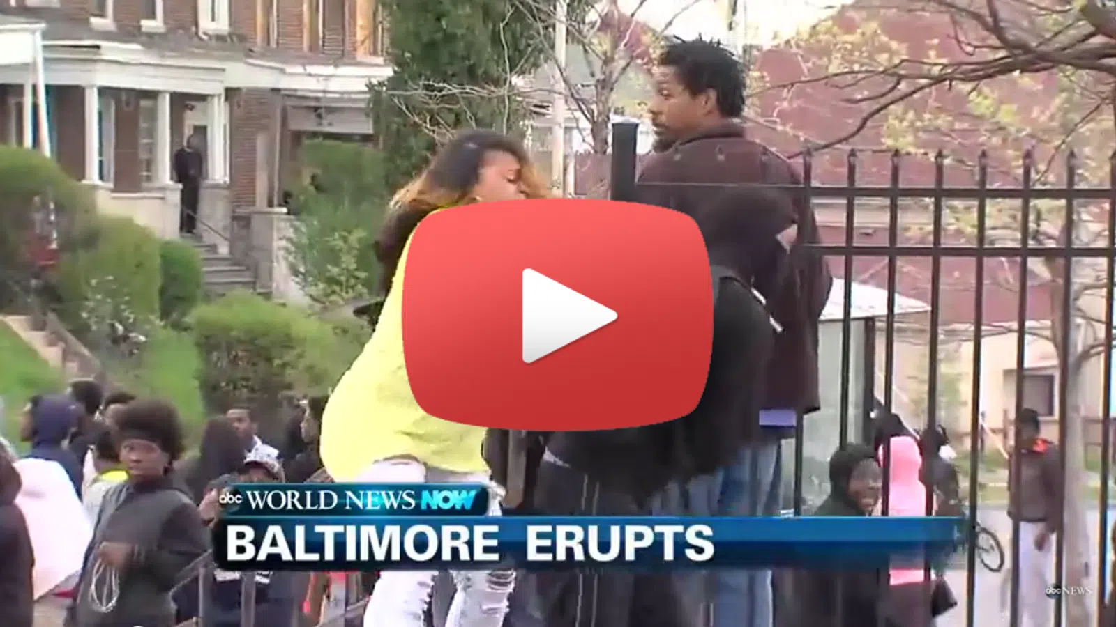 Mom Pulls Son Out of Baltimore Riots