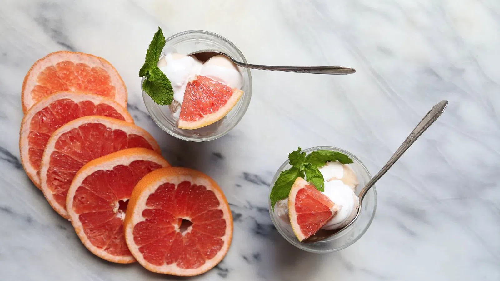 Grapefruit & Coconut Shaved Ice