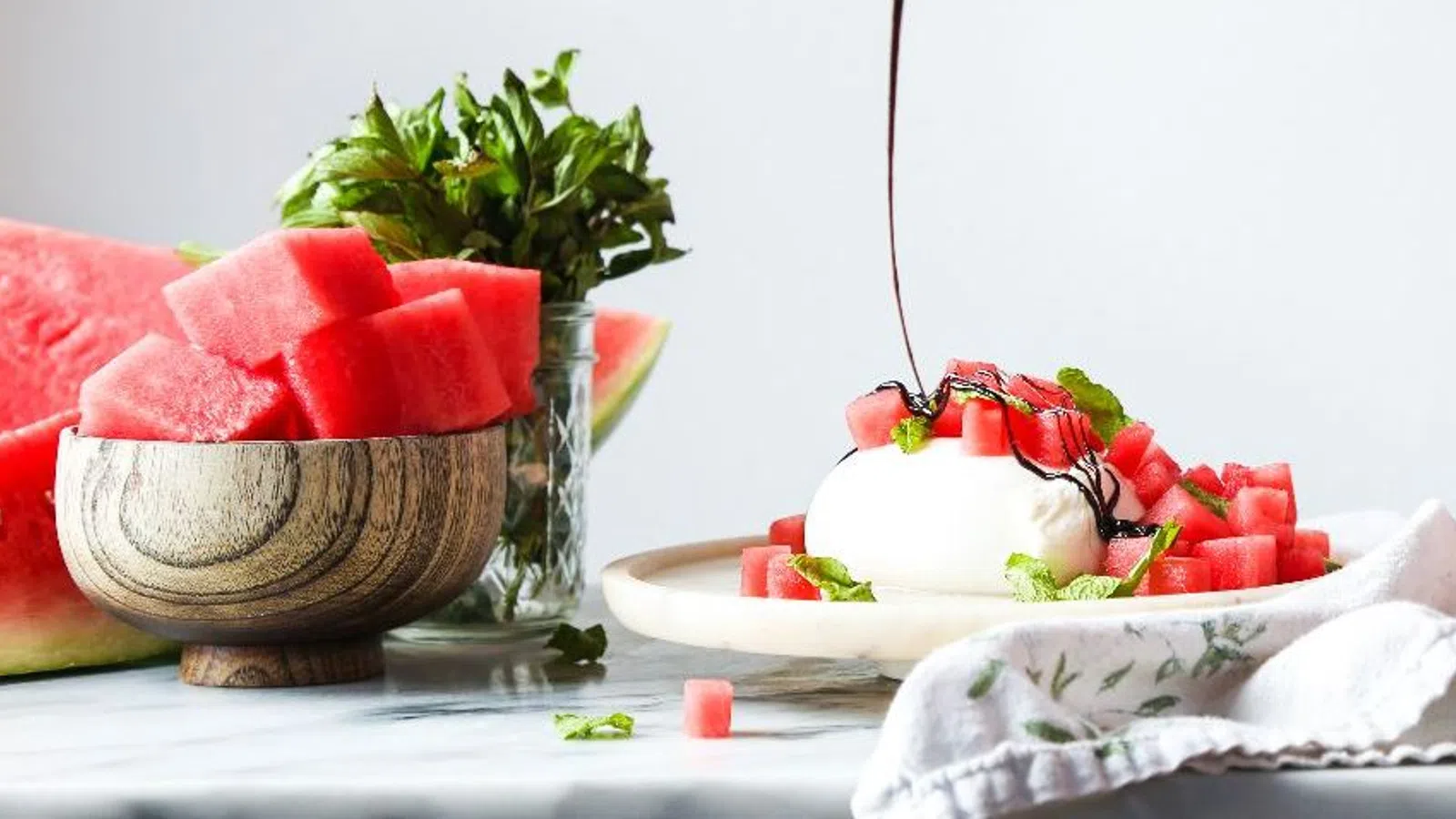 Probably This!: Watermelon & Burrata Caprese Salad